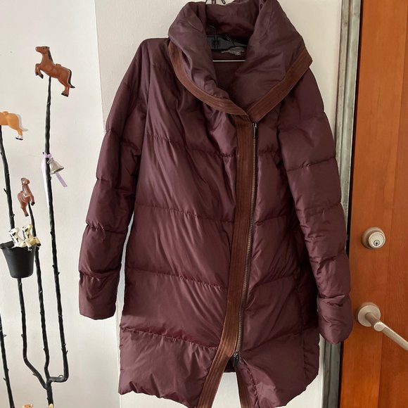 Vince shawl collar down puffer jacket/coat - Picture 6 of 10